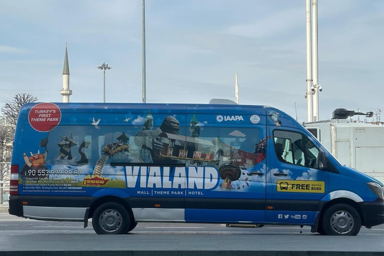Istanbul: Vialand Theme Park Ticket with Round-Trip Shuttle Istanbul Vialand Theme Park Entry Ticket with Transfer