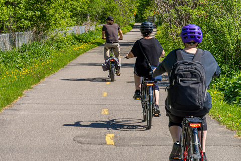 QuebecCity:ebike tours ,parks,public market and microbrewry
