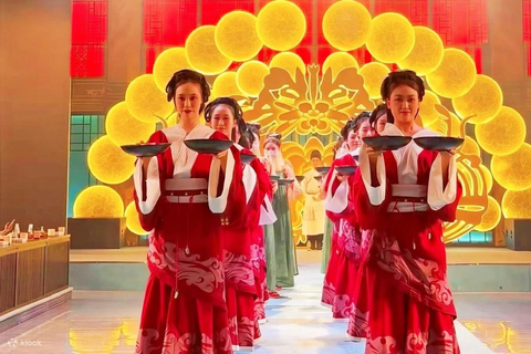 Chengdu: Shu Kingdom Banquet with Show and Garden Activities First Row VIP Ticket