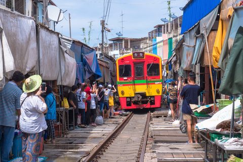 From Bangkok: Local Floating & Railway Market, Dragon Temple
