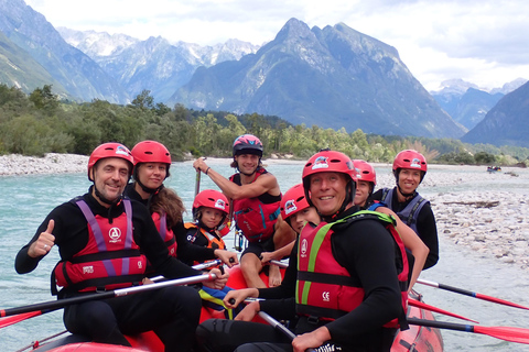 Bovec: Scenic Family Floating on Soča River, Photo Service