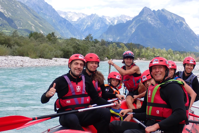 Bovec: Scenic Family Floating on Soča River, Photo Service
