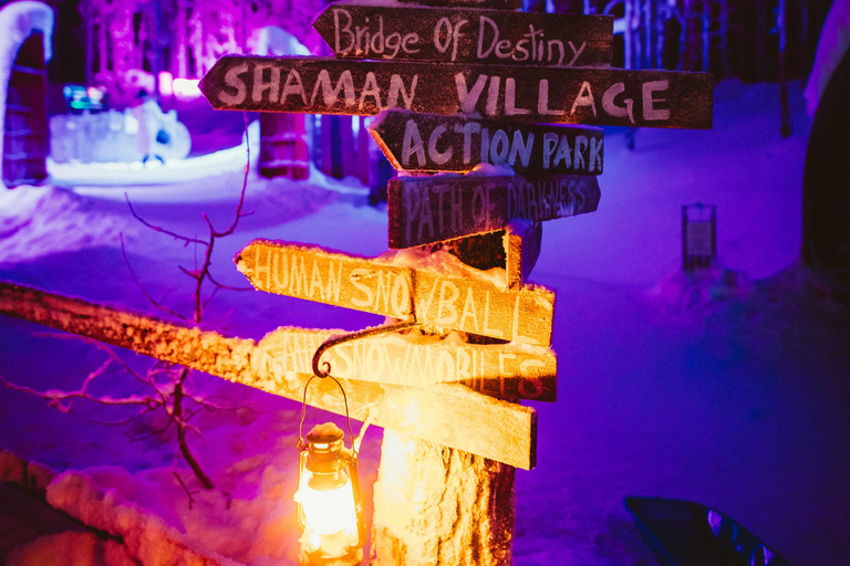 Levi: Arcandia - Arktisk äventyrspark &amp; sidoentré till parkenLevi: Arcandia – Arctic Adventure Park, Park Side entry