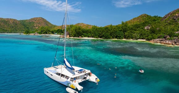 Tour of Cousin, Curieuse and St Pierre island on Catamaran