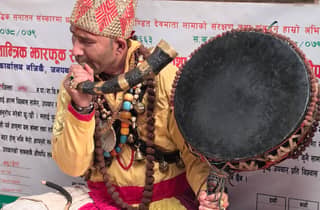 Ein privates Treffen mit einem Schamanen in Kathmandu