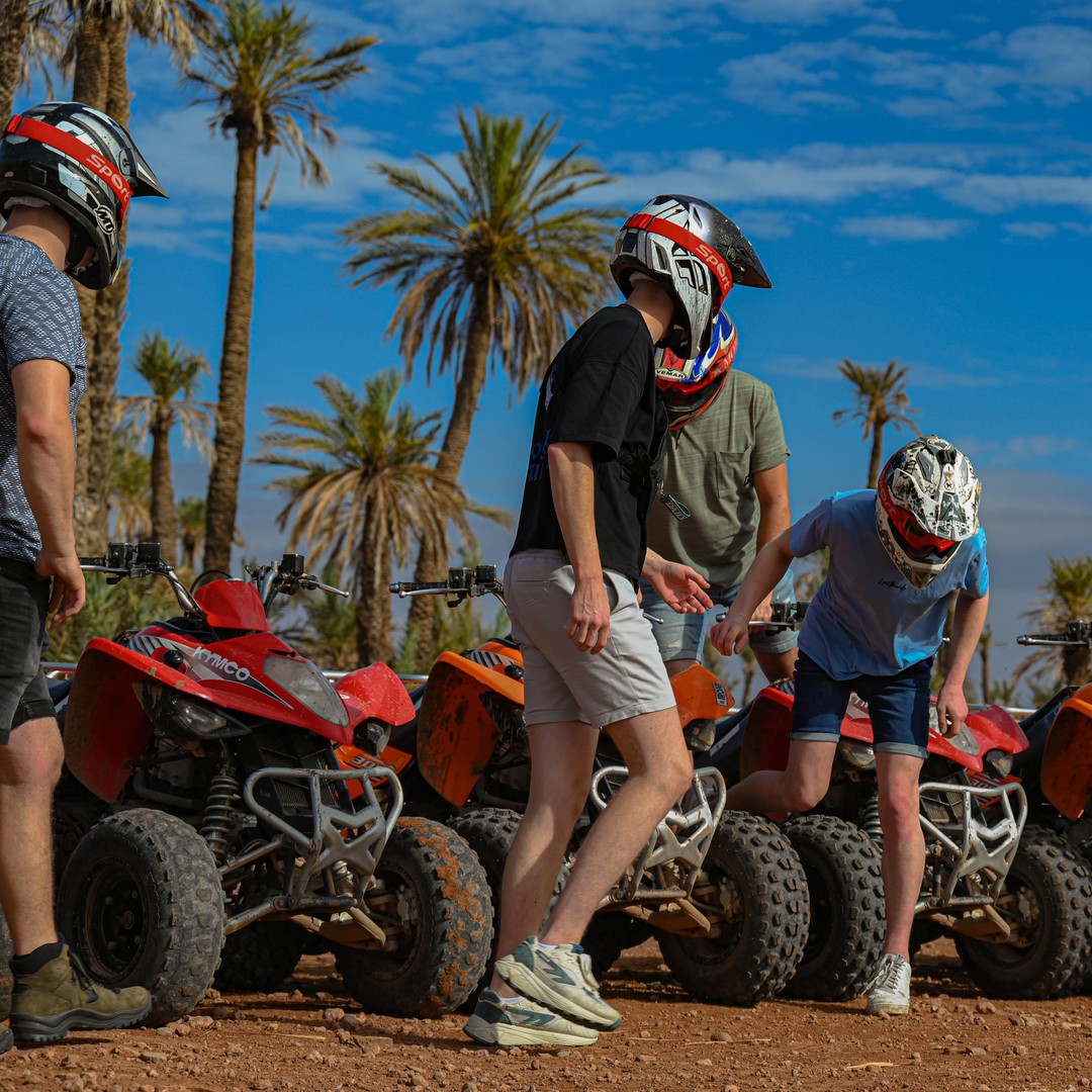 Marrakech : aventure en quad dans le désert et thé marocain traditionnel - quad