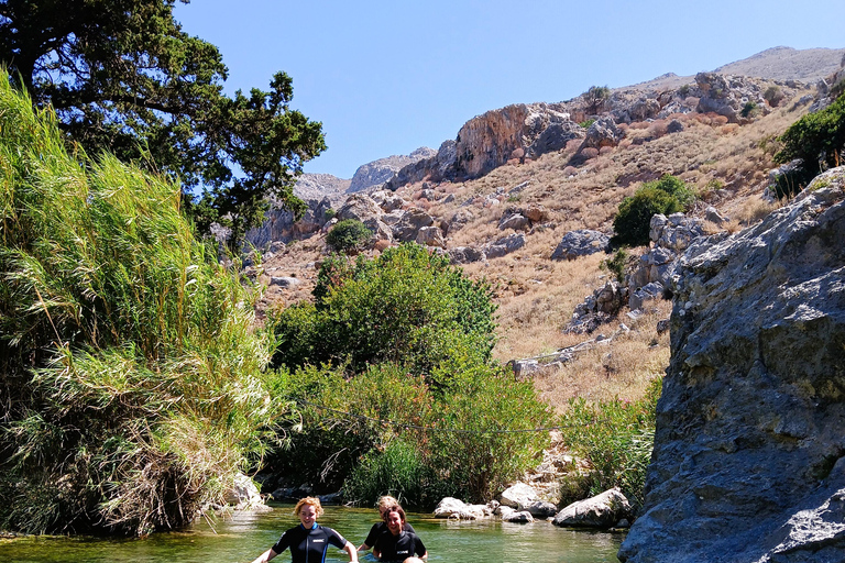 Kourtaliotiko Gorge: Guided River Adventure Trek with Lunch