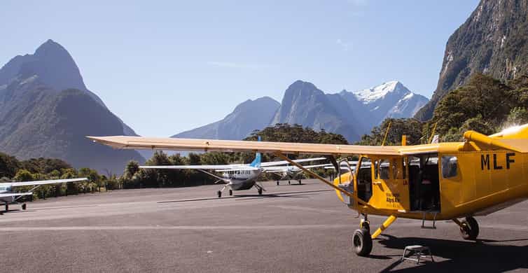 From Wanaka: Milford Sound Flight with Landing Glaciers