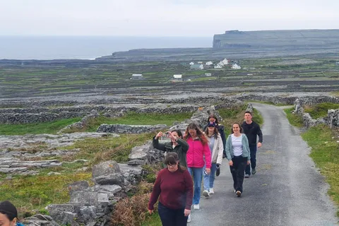 From Galway; Aran Islands day Tour & Cliffs of Moher cruise