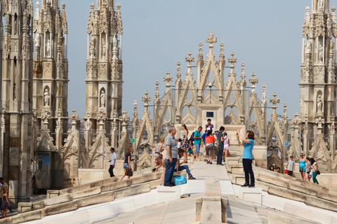 Milano: Guidad stadsrundtur med Duomo och valfri terrassSmågruppsresa med tillgång till terrass (hiss)