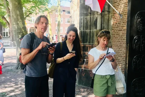 Utrecht Central: Outside Escape City Tour! Super fun!