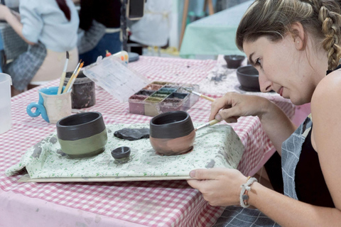 Chiangmai: Pottery Workshop Hand-building + Painting (Size S)