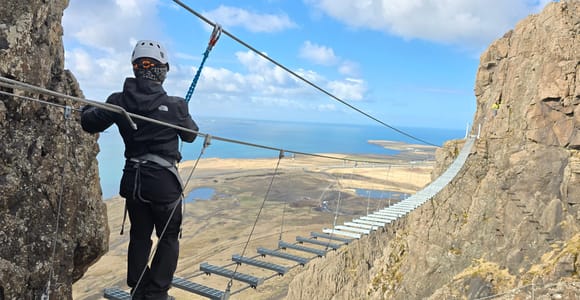 Reykjavik: Mount Esja Via Ferrata Climbing Tour