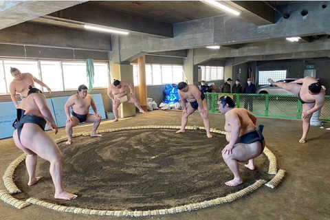 Osaka: Authentic Sumo Morning Practice & Chanko Lunch Authentic Sumo Morning Practice Viewing 【Only viewing】