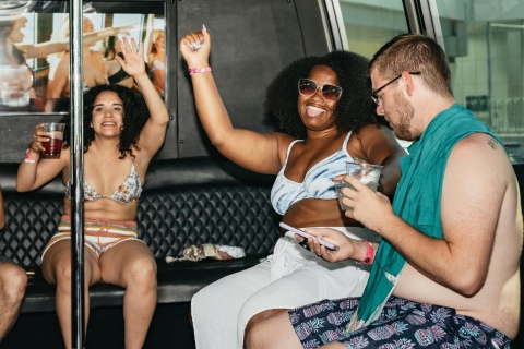 Las Vegas Strip: 3-stops poolpartycrawl met partybus