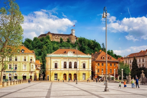 Ljubljana: Expresswandeling met een local in 60 minuten