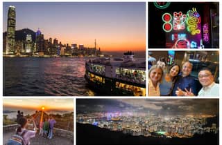 Hongkong: nächtliche Tour | Fahrt mit der Star Ferry & Symphony of Lights