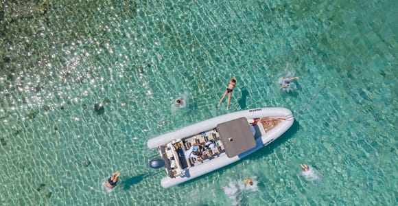 Vodice: 4-Insel-Tour mit Blauer Lagune & Schnorcheln