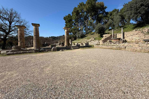 Katakolo: Ancient Olympia Tour with Food and Drinks