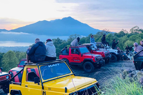 Bali mount batur jeep sunrise with breakfast & hot springs Mount batur jeep with transfer hotel