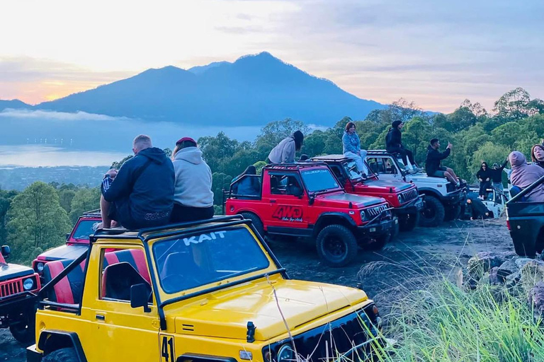 Bali mount batur jeep sunrise with breakfast & hot springs Mount batur jeep with transfer hotel