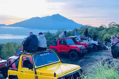 Bali mount batur jeep sunrise with breakfast & hot springs
