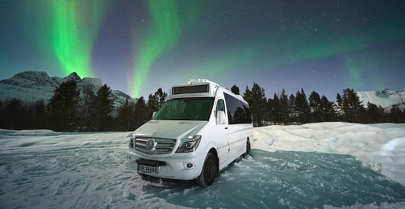 Narvik: Aurora Hunt Loop – Northern Lights Tour by Minibus