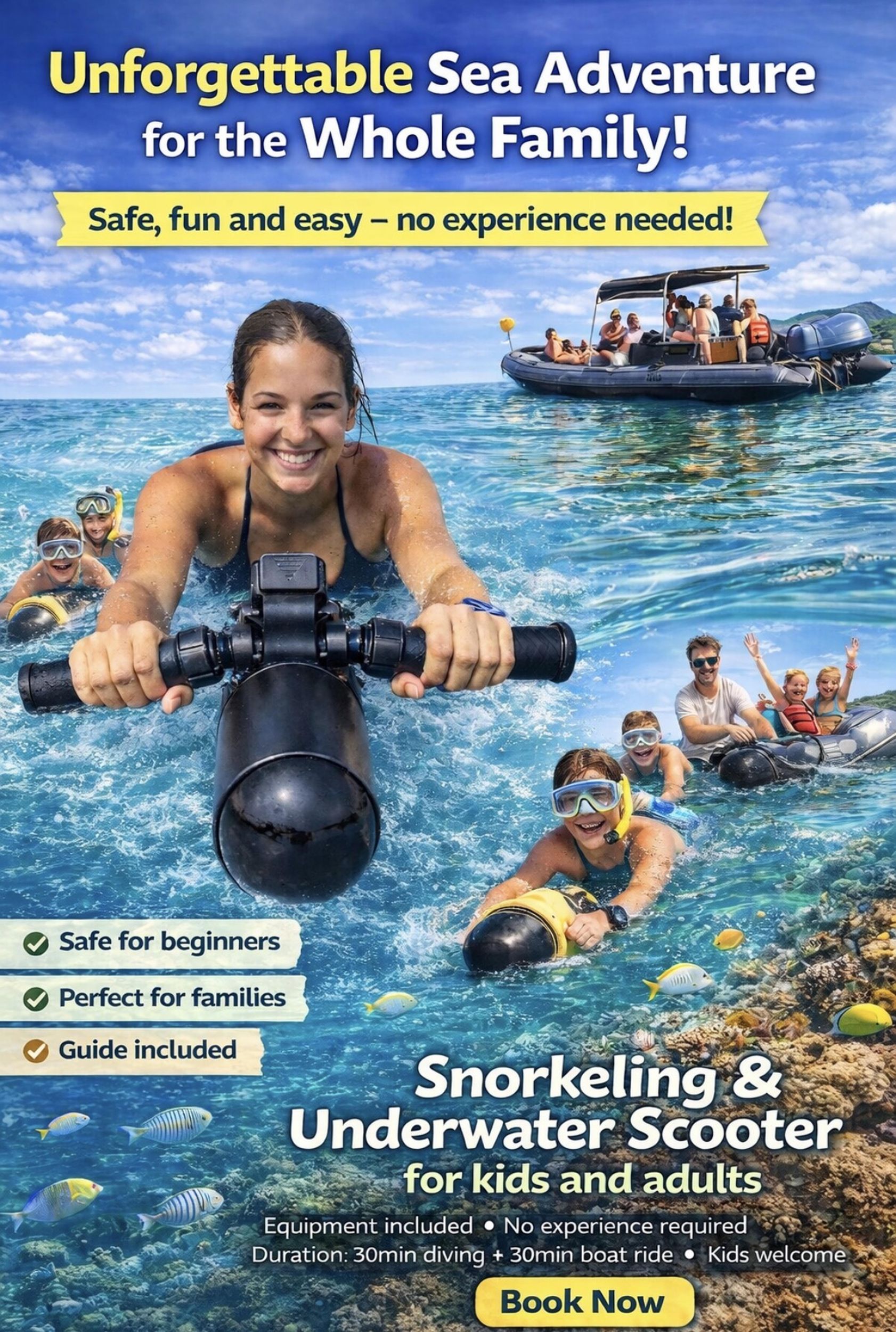 Umag: Schnorcheln und Schnellbootfahrt mit Getränken