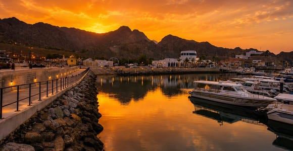 Muscat : Coastal & Sunset Boat Trip