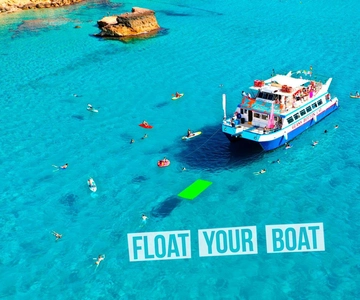 Ibiza: Beach Hopping Cruise w/ Paddleboard, Food, & Drinks