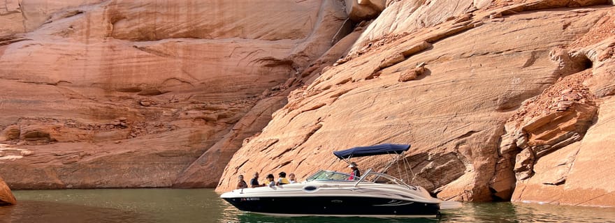Lac Powell : Antelope Canyon : tour en bateau de 2 heures avec photos