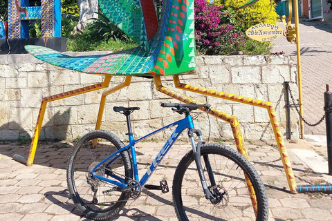 Monte Alban. Bike Tour. Archaeology, Alebrijes, and History.