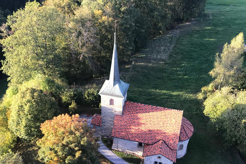 Lausanne: voo suíço com fondue num balão de ar quenteLausanne: Voo suíço com fondue num balão de ar quente