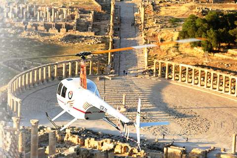 Amman: 12-Minute Helicopter Flight over City Landmarks