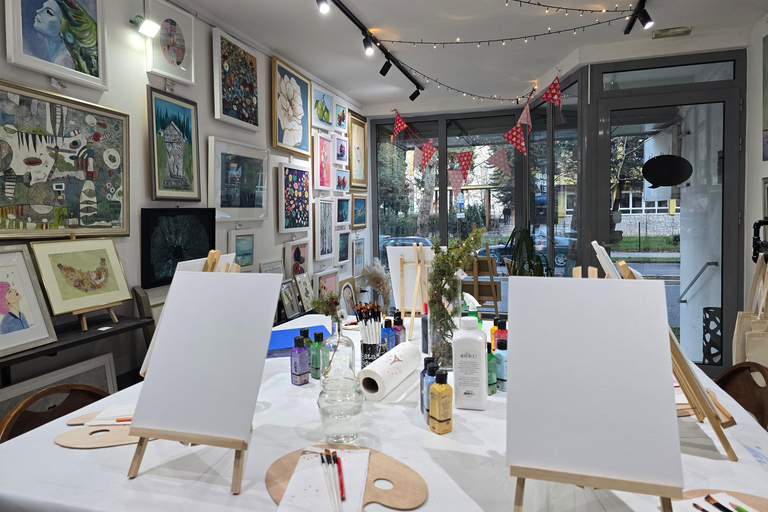 Mostar: Boutique Painting Experience in an Artist's Studio