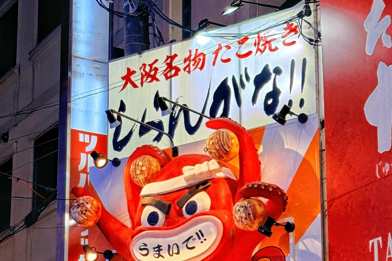 Osaka: Dotonbori Night Cruise, Takoyaki & Izakaya Tour