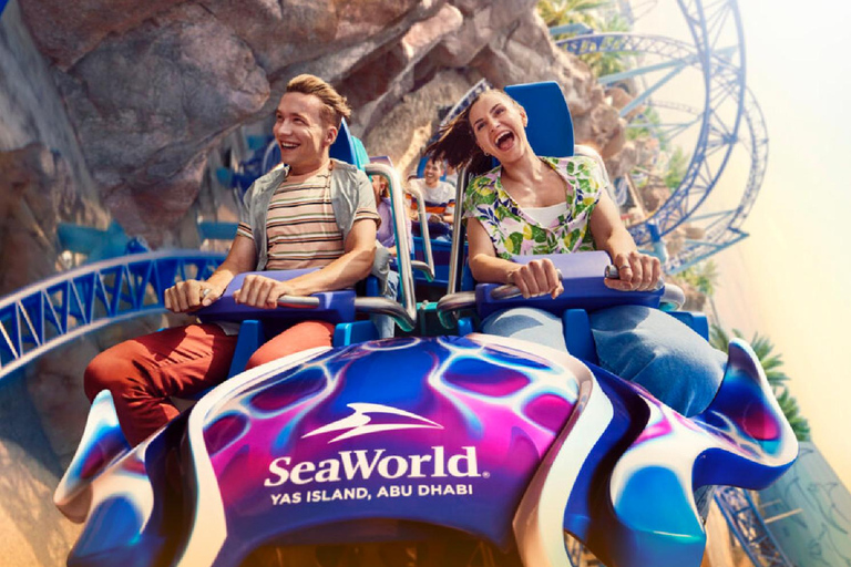 Dubai: Sheikh Zayed-moskee &amp; SeaWorld-toegang met transferDubai: Sheikh Zayed-moskee en SeaWorld, inclusief vervoer