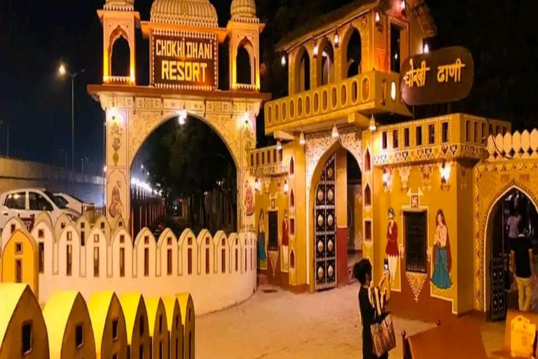 Jaipur: Chokhi Dhani village tour with Rajasthani dinner