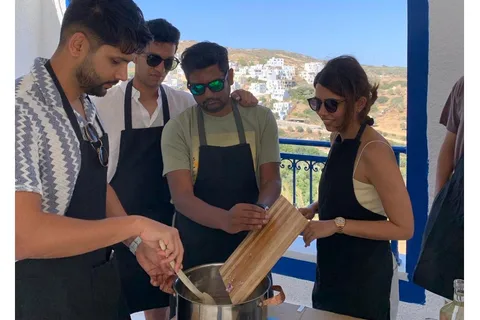 Kourounochori : cours de cuisine traditionnelle de Gregory
