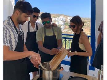 Kourounochori, Naxos : Clase de cocina tradicional de Gregory