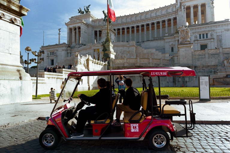 Golf Cart Tour: Express Highlights of Rome Tour with Meeting Point