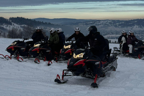Zakopane Snowmobile, Quad or Buggy Ride & Treetop Skywalk Snowmobile, Quad or Buggy Ride & Skywalk (No Rental)