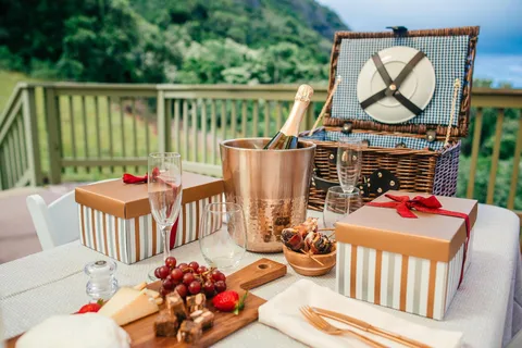Picnic di lusso Vulcani e cascate: Elicottero privato
