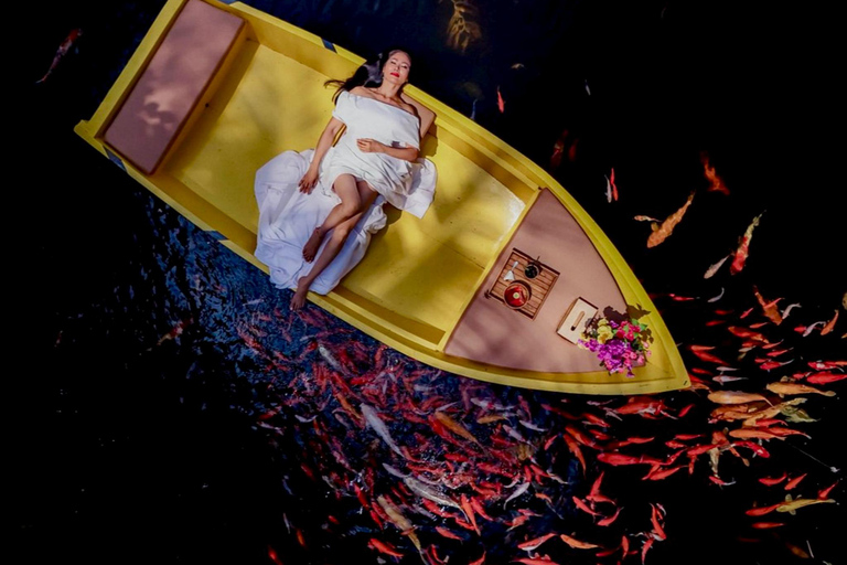 Bali Swing/Koi Boat Photo, Taman Beji Griya Waterfall Tour Tour with Include entry ticket