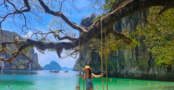 Krabi/Ao Nang: Private Longtail Boat Island Hopping Tour