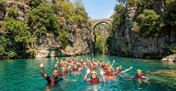 Antalya:Canyoning, Rafting and Zipline Tour