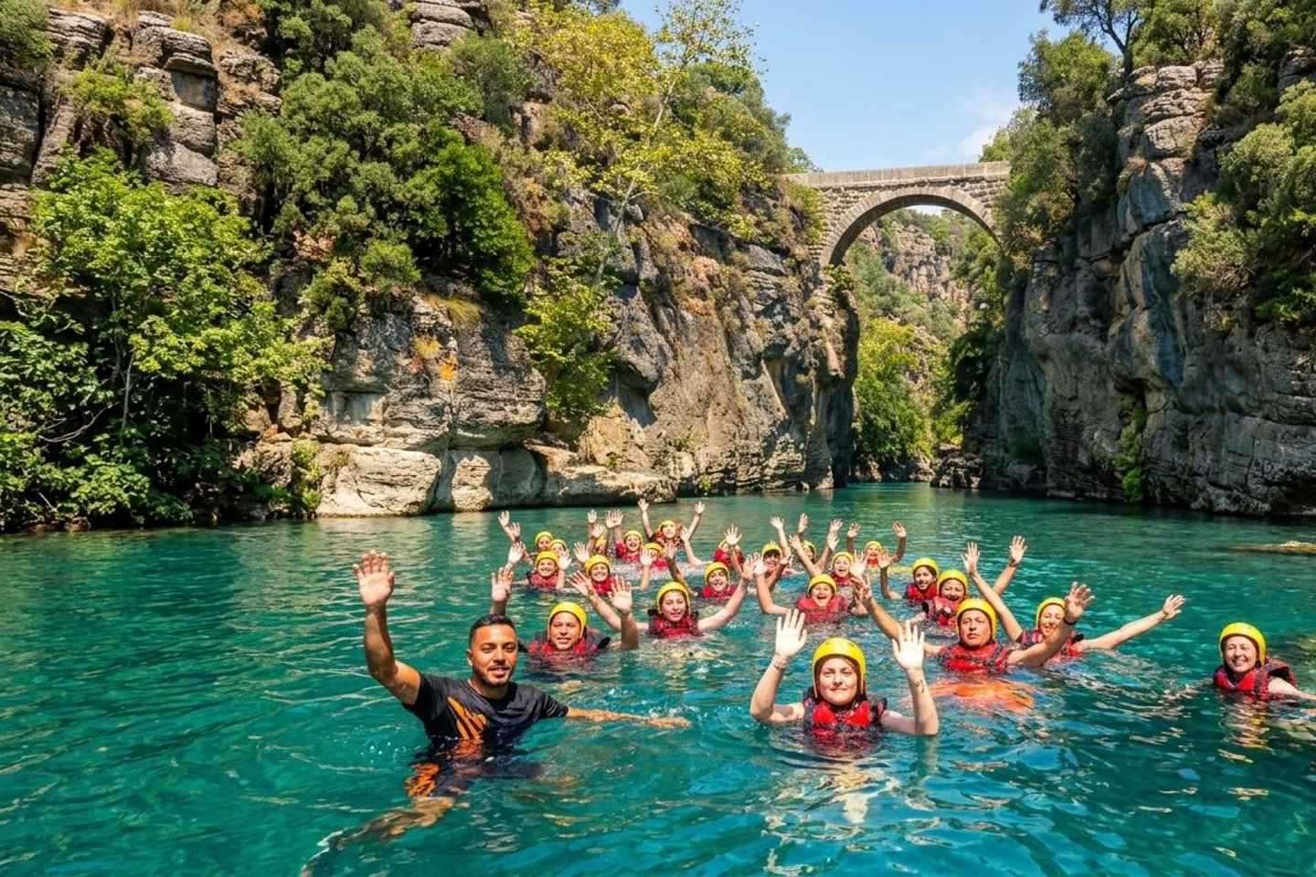Antalya:Canyoning, Rafting and Zipline Tour - Antalya Adventure Tour: Rafting ,Canyoning and Zipline