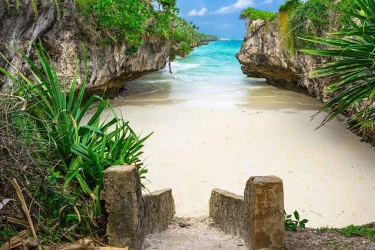 Zanzibar: Secret Salam Cave & Mtende Beach (Private) Stone town private tour
