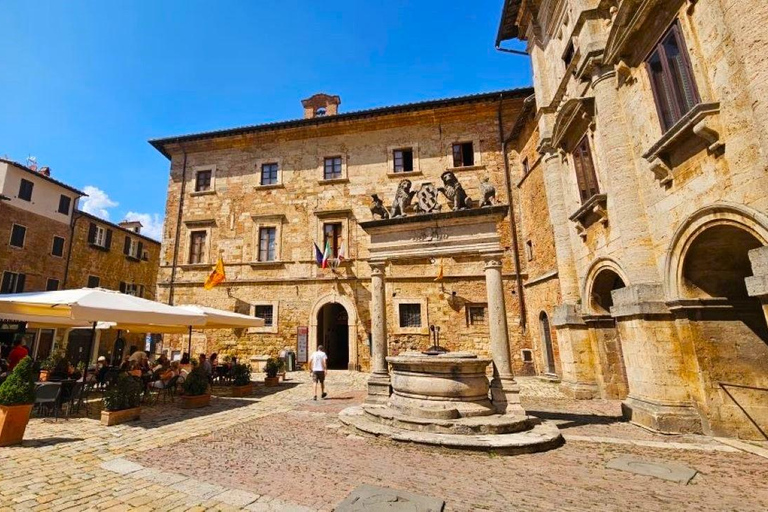 From Rome: Tuscany, Montepulciano Tour with Wine & Lunch English Tour Option