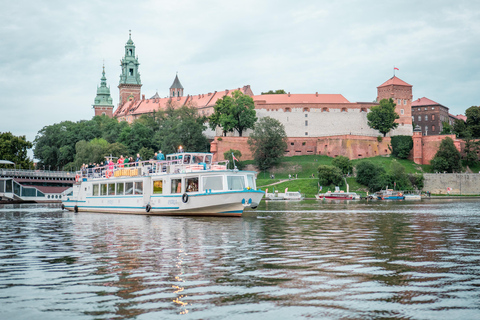 Cracovie : visite privée en bateau en soirée